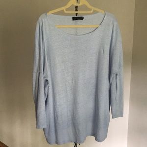 Hatch Maternity long-sleeve tee, blue, size 1